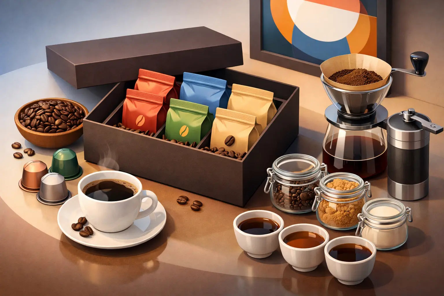 Why a Coffee Gift Sampler Set Wins