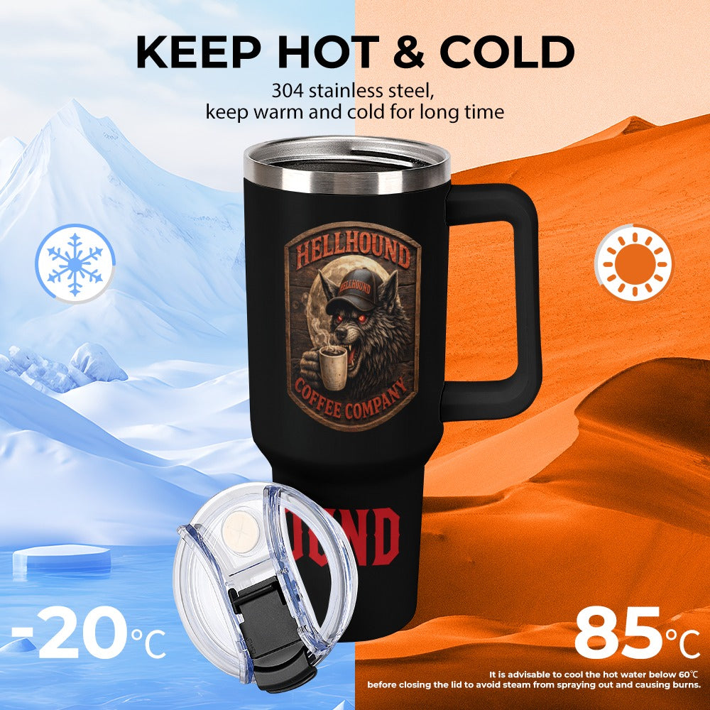Logo/Hellhound Travel Tumbler 40 oz