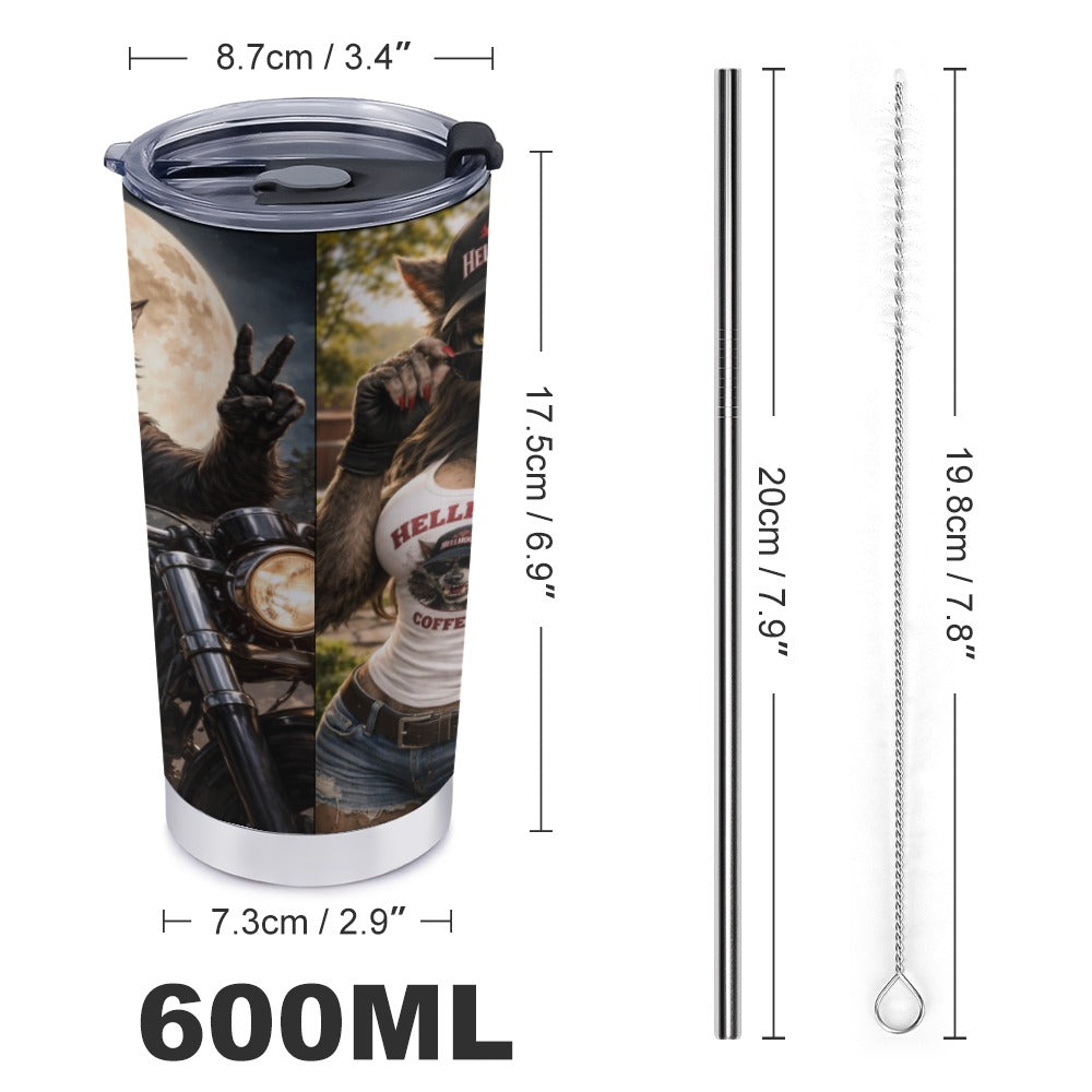 Mr & Mrs Hellhound Travel Mug 20 Oz